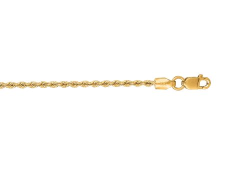 14K Gold 1.5mm Rope Chain Fashion