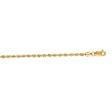 14K Gold 2.5mm Rope Chain For Discount