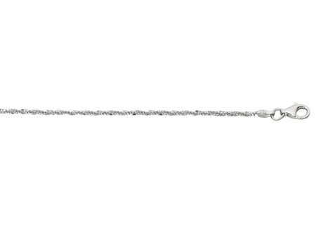 Silver 1.6mm Sparkle Chain For Discount