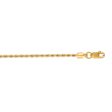 14K Gold 1.5mm Rope Chain Cheap