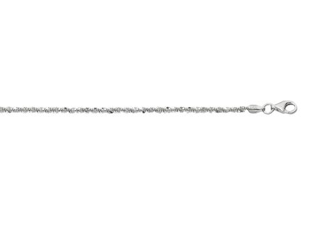 Silver 2.2mm Sparkle Chain Cheap