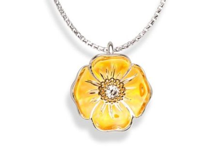 Floral Opal & Diamond Pendant in 14k & Silver Online Sale