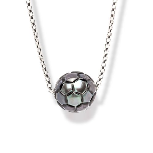 Tahitian Pearl Trophy Soccer Ball Pendant Hot on Sale