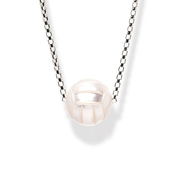 Pearl Trophy Volleyball Pendant Online now