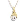 Diamond in a Pearl Pendant 14k White Gold For Cheap