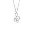 Children s Dinosaur Friend Necklace in Sterling Silver For Discount