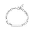 Children s Sterling Silver ID Bracelet Discount