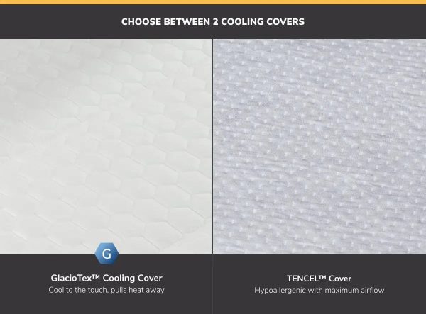 Helix™ Dawn Luxe 13.5  Mattress, Optional GlacioTex Cooling Pillowtop (Firm) Online now