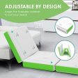 Foldable Bed for Camping Folding Camper Mattress Travel Pad Supply