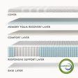 Leesa Original Hybrid 11  Mattress, Queen, Premium Cooling Foam and Individually Wrapped Springs CertiPUR-US Certified  100-Night Trial For Cheap