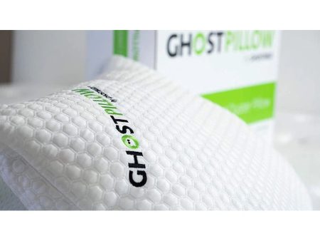 GhostBed Shredded Memory Foam Cooling Pillow 2.0 with Breathable Cover - 2-Pack Sale