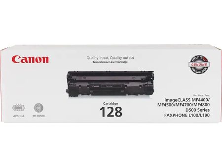 Canon 128 Black Standard Yield Toner Cartridge For Sale