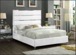 White Velvet Bed Online Sale