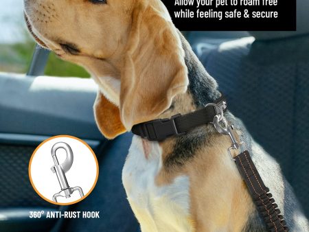 Active Pets Dog Seatbelt, Adjustable Safety Dog Seat Car Harness, Dog Seat Belt for Pets - Durable Dog Seatbelts for Cars - Dog Car Seat Belt for Dogs, Dog seat Belts for Large Dogs, Medium, & Small Online Hot Sale