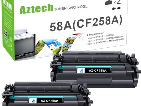 Compatible Toner Cartridge Replacement for HP 58A, 2 Pk For Discount