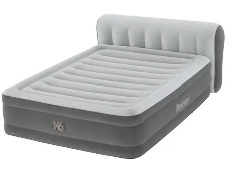 Bestway Headboard 18  Queen Air Mattress with Built-in Pump Online Hot Sale