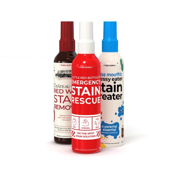 Miss Mouth s Messy Eater Stain Treater - Emergency Stain Rescue - Stain Remover Spray For Clothes - Chateau Spill Stain Remover Spray Starter Pack - Emergency Stain Remover for Clothes,Furniture, Ketchup, Wine, Travel Essentials on Sale