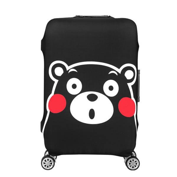 Kumamon Black Bear | Standard Design | Luggage Suitcase Protective Cover Cheap