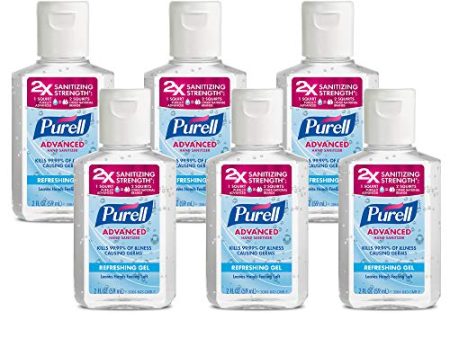 Purell Travel Size Hand Sanitizer | Clean Scent - Pack of 6 Online