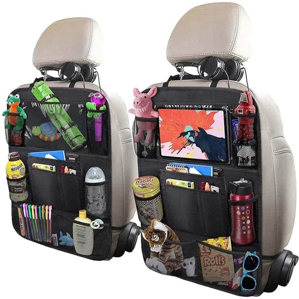 Car Backseat Organizer with Clear Tablet Holder Sale