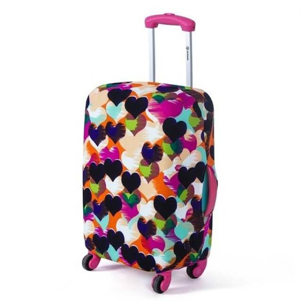 Scuff Hearts | Basic Design | Luggage Suitcase Protective Cover For Discount