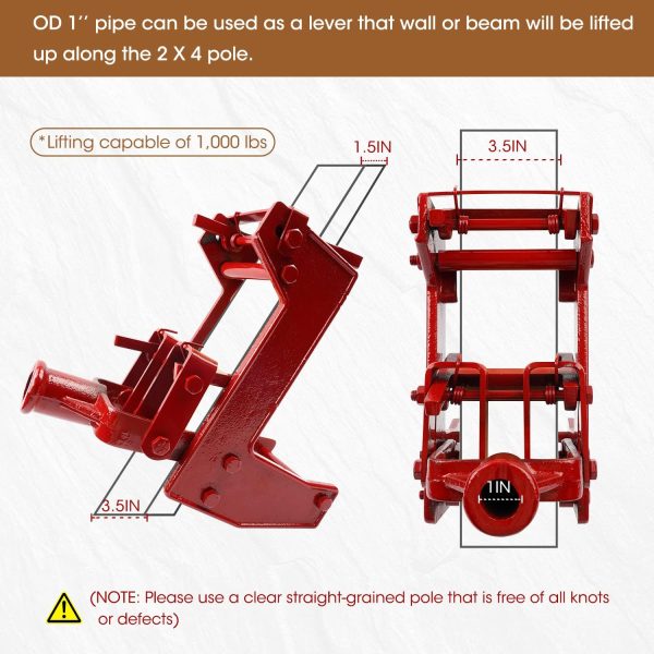 Casting Iron Wall Jack, 2 Pack Online now