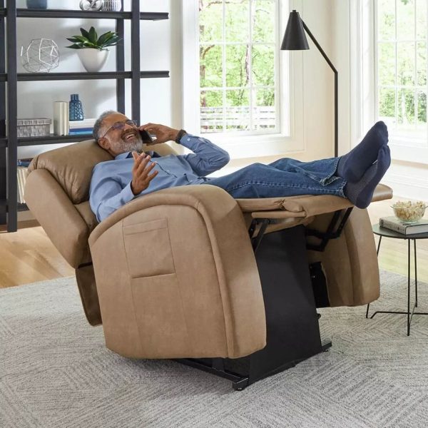 Apollo Power Lift Recliner Chair by Ultra Comfort (Leather or Fabric ) Massage & Heat on Sale