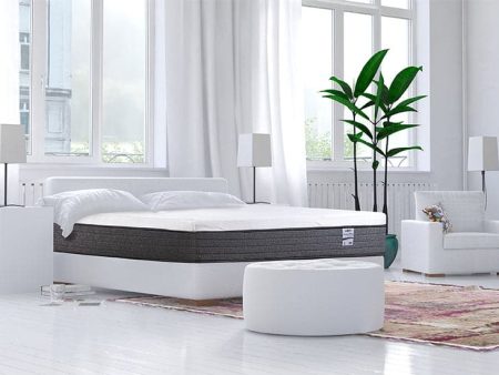 California King Size Serenity 12  Pocket Coil Hybrid Luxury Mattress For Sale