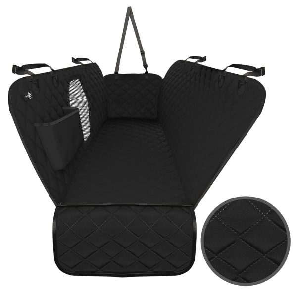 Active Pets Dog Car Seat Cover Car Seat Protector- Dog Seat Cover for Back Seat of SUVs, Trucks, Cars - Waterproof & Convertible Vehicle Dog Hammock for Car Backseat - Mesh Window - Black Online