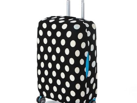 Black and White Polkadot | Basic Design | Luggage Suitcase Protective Cover Online now