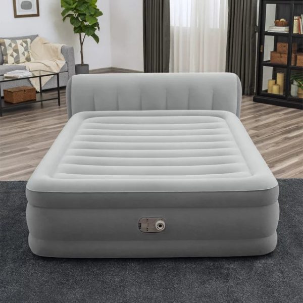 Bestway Headboard 18  Queen Air Mattress with Built-in Pump Online Hot Sale