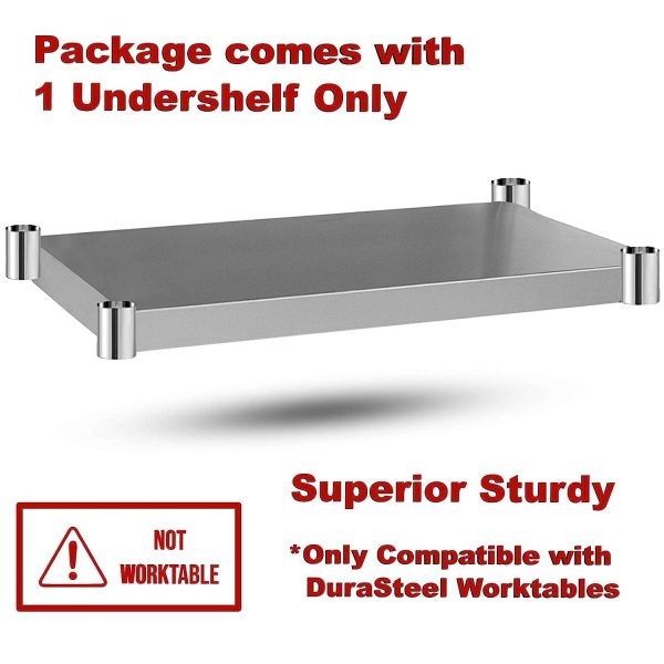 Galvanized Under Shelf for Work Tables Discount