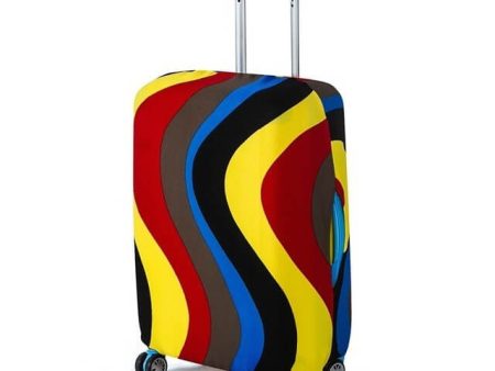 Dark Ripples | Basic Design | Luggage Suitcase Protective Cover Online Sale