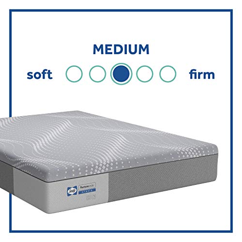 Sealy Posturepedic 12  Spring Tight Top Mattress with Cooling Air Gel Foam, Hybrid Spring Mattress with Targeted Body Support, White, Queen Cheap