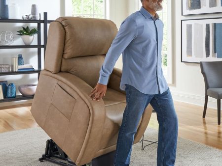 Apollo Power Lift Recliner Chair by Ultra Comfort (Leather or Fabric ) Massage & Heat on Sale