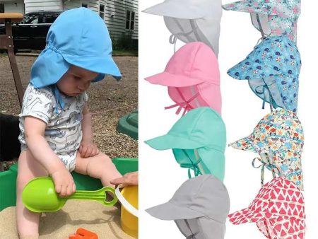 Sun Protection Hat Kid Children Bucket Hat Toddler (3 Months-5 Yrs) Discount