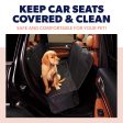 Active Pets Dog Car Seat Cover for Back Seat. Protector Hammock - Waterproof Pet Trucks, Sedans & SUVs Use with Chom Roller Hair Remover. Black Supply