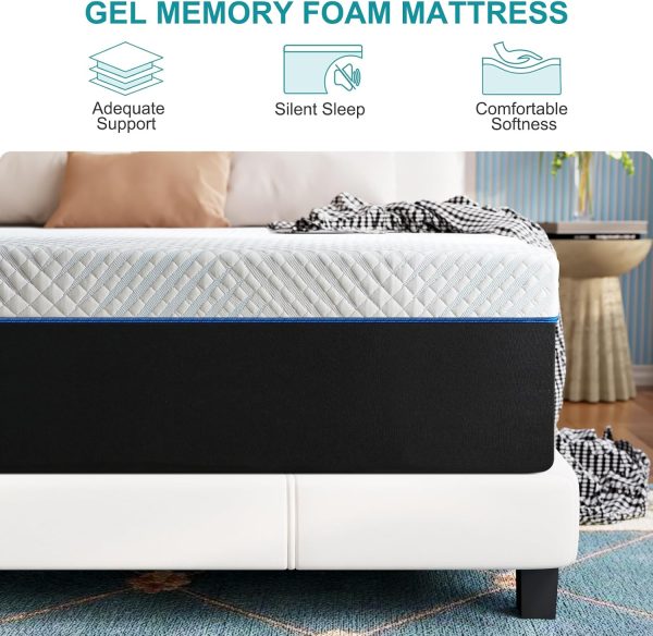 10 inch Memory Foam Queen Size Mattress Medium Firmness with Supportive and Pressure Relieving Queen Mattres Sale