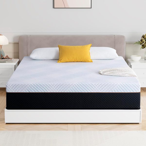 RV Short Queen Size Mattress 12 Inch Short Queen Mattress with Innerspring, Spring Hybrid Memory Foams Mattress in a Box Sale