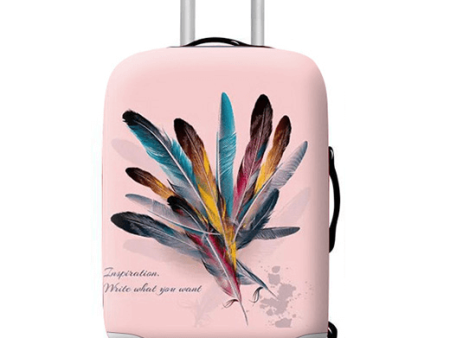 Colorful Feathers | Standard Design | Luggage Suitcase Protective Cover Discount