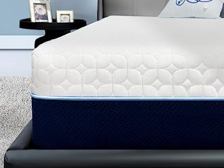 Gelsea Cooling Gel Memory Foam Mattress Made in USA,Hybrid Mattress with Breathable Cover,Bed in a Box,Pressure Relieving,CertiPUR-US Certified (6 Inch, Twin) Sale