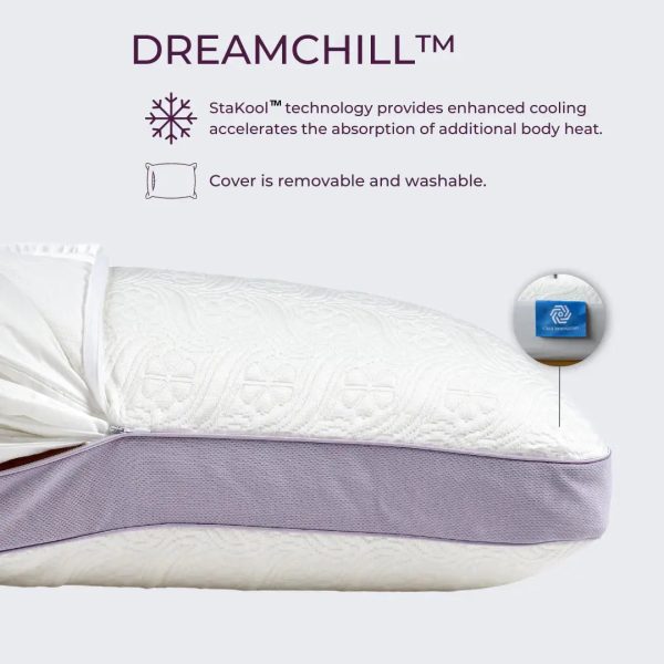 DreamFit™ Adjustable Quattro Pillow (4 Removable Inserts) with Washable Cover on Sale