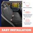 Active Pets Dog Car Seat Cover for Back Seat. Protector Hammock - Waterproof Pet Trucks, Sedans & SUVs Use with Chom Roller Hair Remover. Black Supply