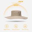 Men Beach Bucket Hat With Strap and Wide Brim Fashion