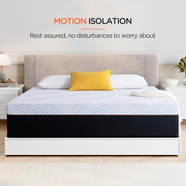 RV Short Queen Size Mattress 12 Inch Short Queen Mattress with Innerspring, Spring Hybrid Memory Foams Mattress in a Box Sale