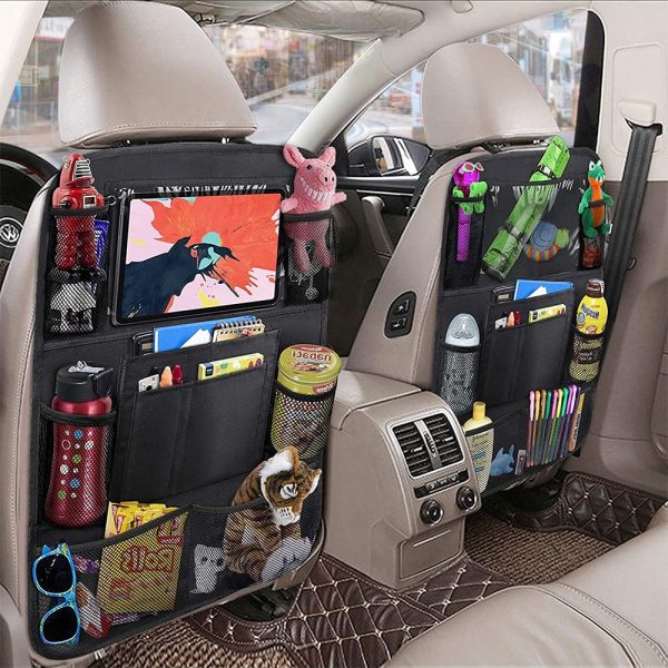 Car Backseat Organizer with Clear Tablet Holder Sale