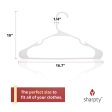 Sharpty White Plastic Hangers | Plastic Clothes Hangers For Discount