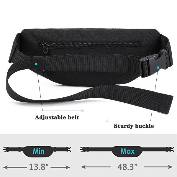 Nylon Travel Waist Bag Pack | Versatile & Stylish Phone Belt Pouch Online Sale