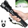 Rechargeable Flashlights 250,000 Lumens, Super Bright LED Flashlight High Lumens with USB Cable, 5 Modes Waterproof Flashlight Powerful Flash Light for Camping Hiking Online Hot Sale