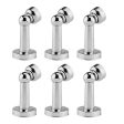 6 Pack Magnetic Door Stop, Stainless Steel Door Stopper in Brushed Nickel, Magnetic Door Catch Holder for Wall or Floor Mount with Screws Hold Your Door Open by Beautygrowing Fashion